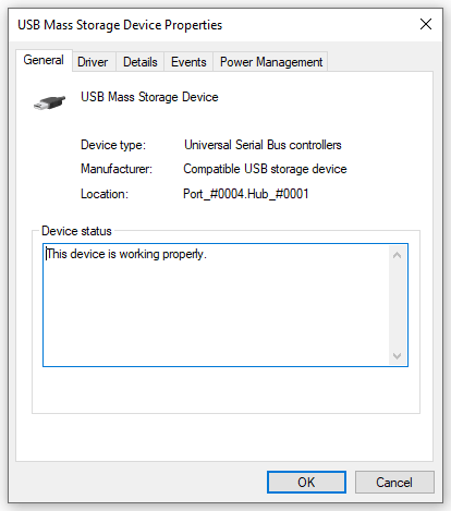 this device is working properly