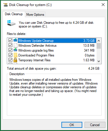 System Files Cleanup