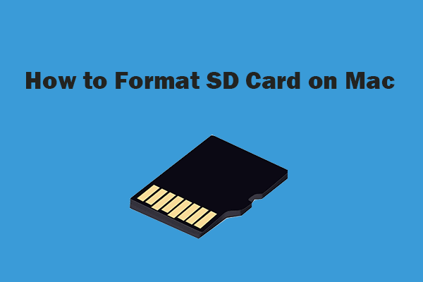 do i need to format a new sd card for mac