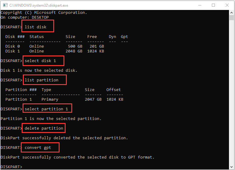 initialize ssd windows 10 mbr or gpt
