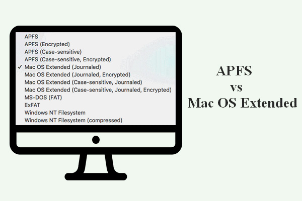 apfs vs mac os extended difference and format thumbnail