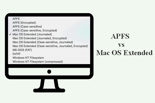 how to choose mac os extended journaled encrypted