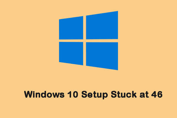 windows 10 download stuck at 46