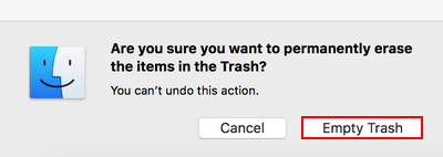 Empty Trash