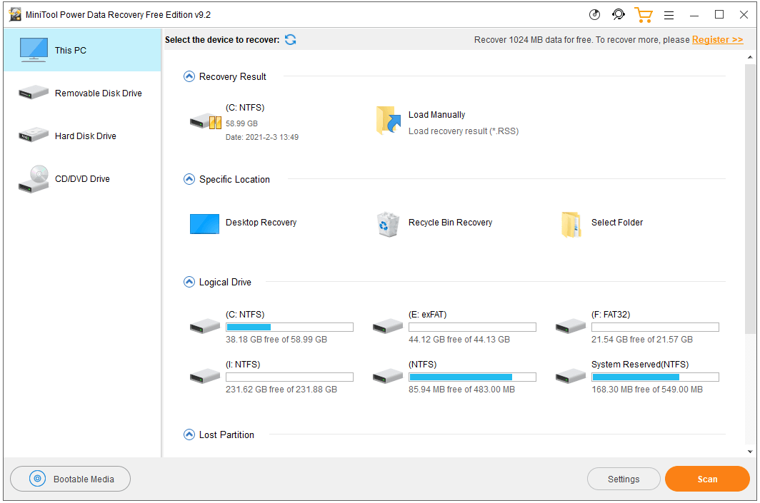 recover missing screenshots on Windows 10