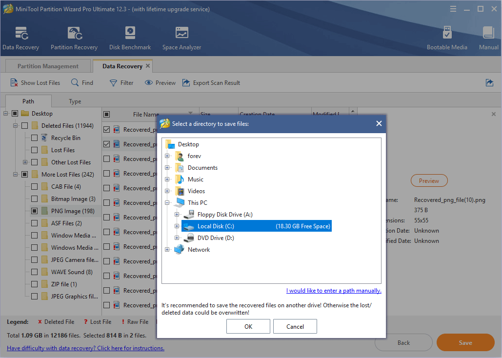 how to fix startup error in windows 7 save recovered files