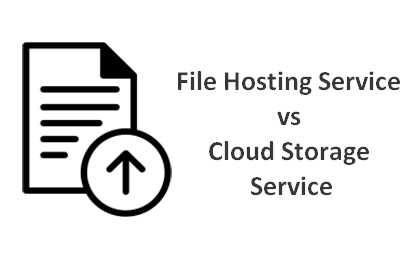 File Hosting Service vs Cloud Storage Service