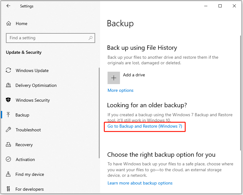 How to Change Windows/iTunes Backup Location on Windows 10? MiniTool