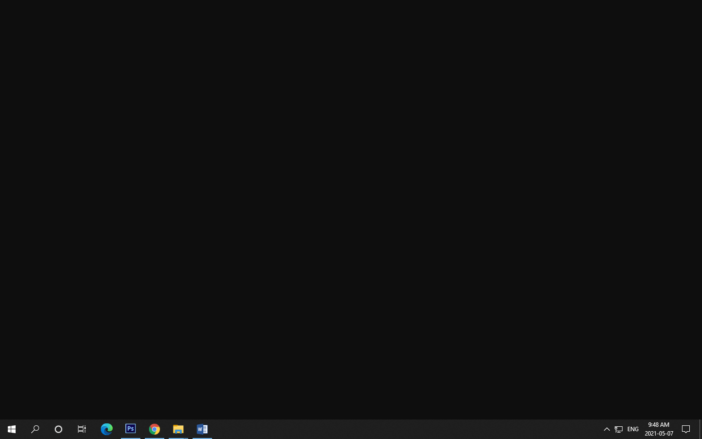 how to change the black screen on windows 10