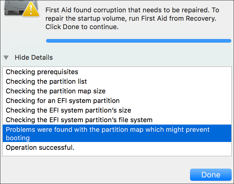 Run First Aid from Recovery Repair a Mac Disk in Recovery Mode MiniTool