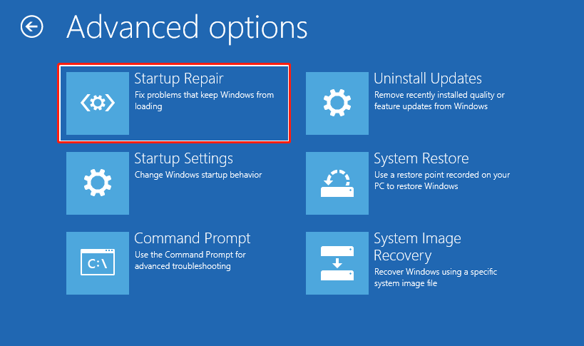 Windows 11 Startup Repair