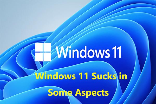Windows 11 sucks