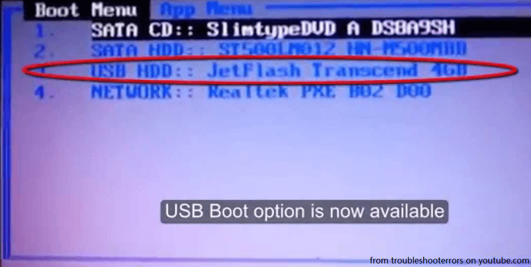 Samsung boot menu