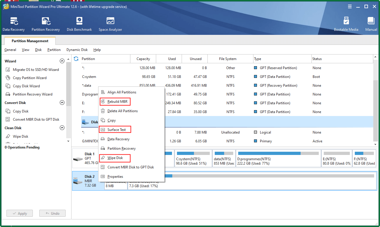 MiniTool Partition Wizard