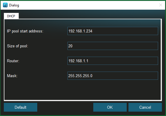 PXE boot service settings