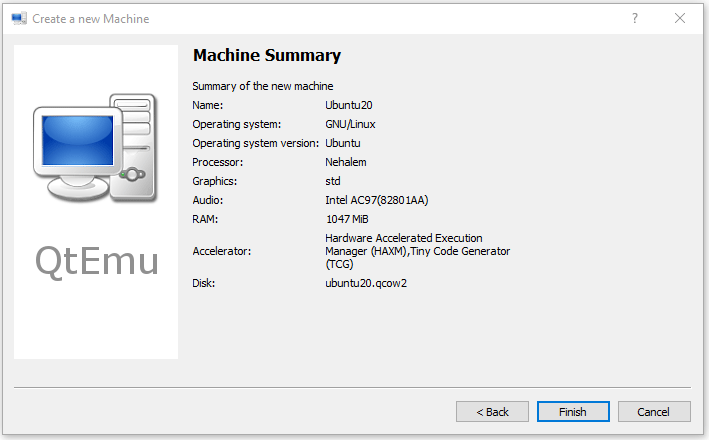check VM summary