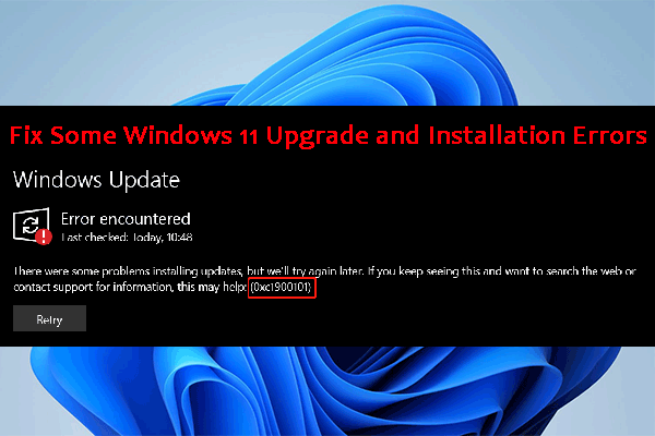 fix windows 11 upgrade and installation errors thumbnail