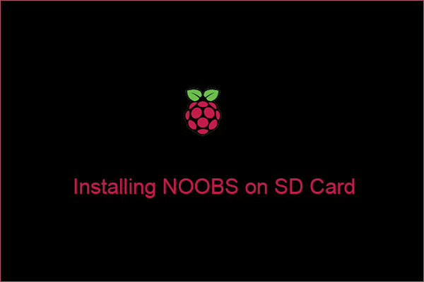 installing NOOBS on SD card