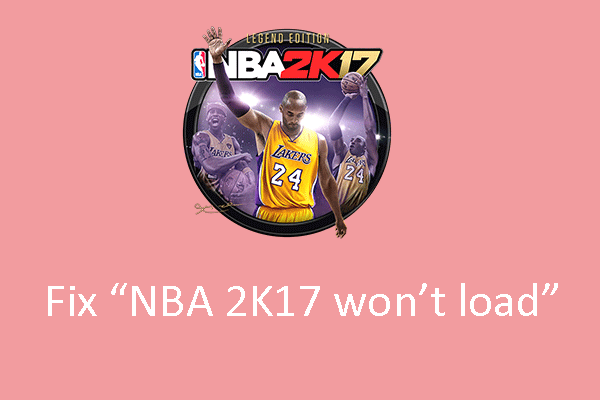 why is my NBA 2K17 not loading