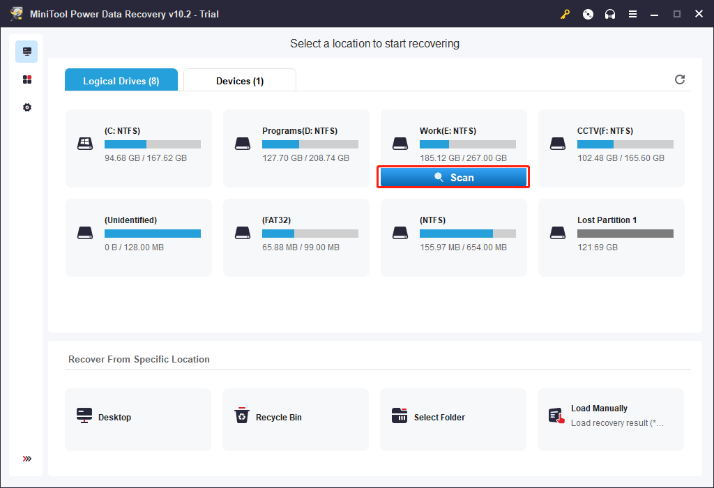 Minitool Güç Veri Kurtarma