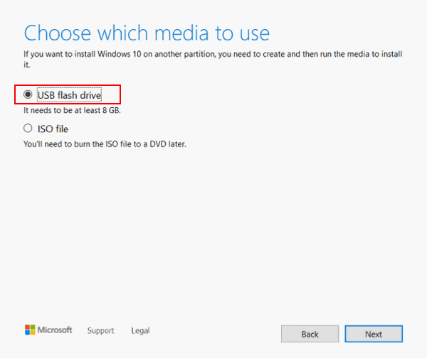 choose which media to use
