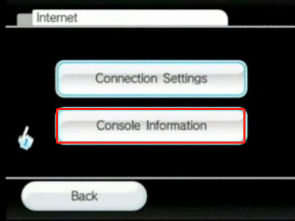 check Console Information on Wii