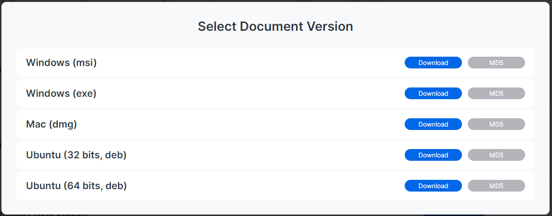 download Synology Drive Client of different system
