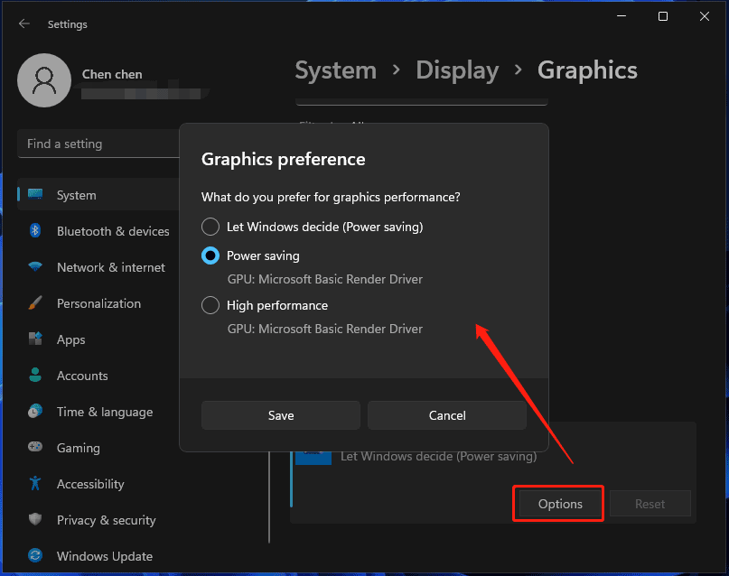 set GPU preference in specific games