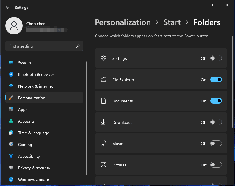 add folders to Windows 11 start menu add folders to Windows 11 start menu