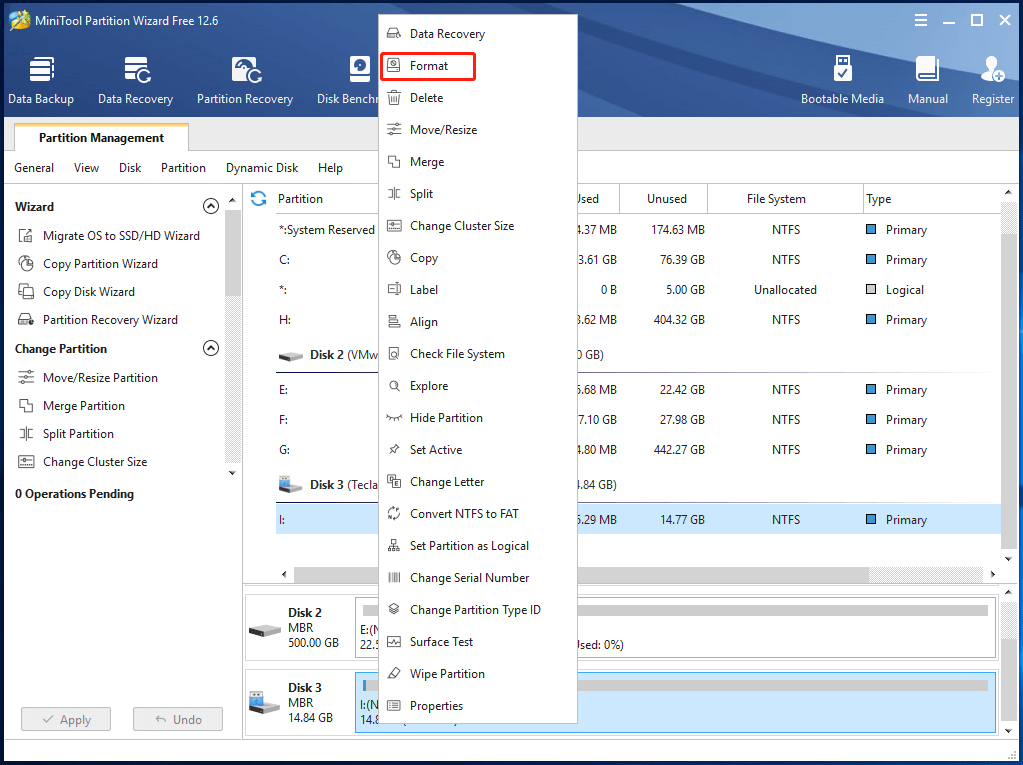 right-click the USB and select Format