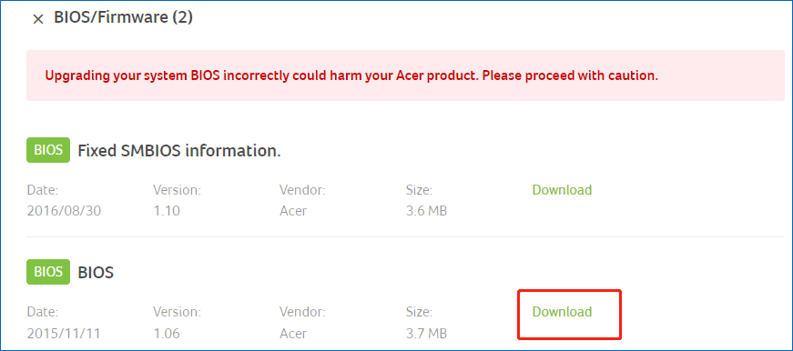 download BIOS
