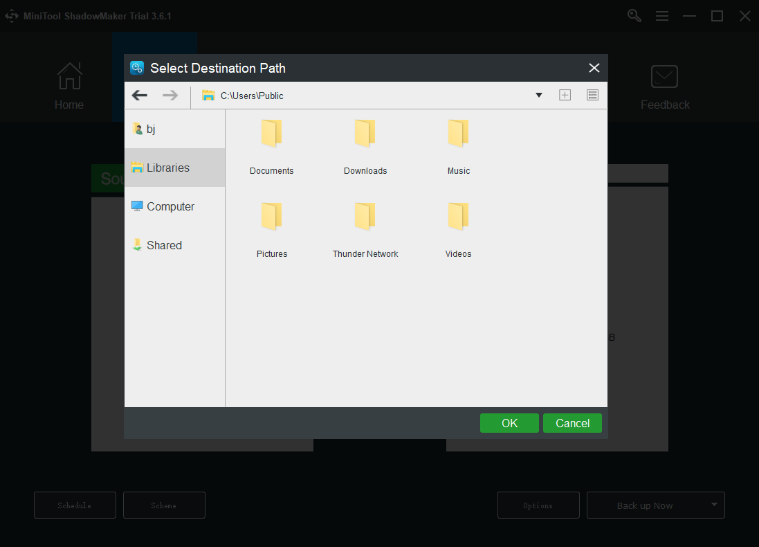 Minitool shadowmaker 3.6