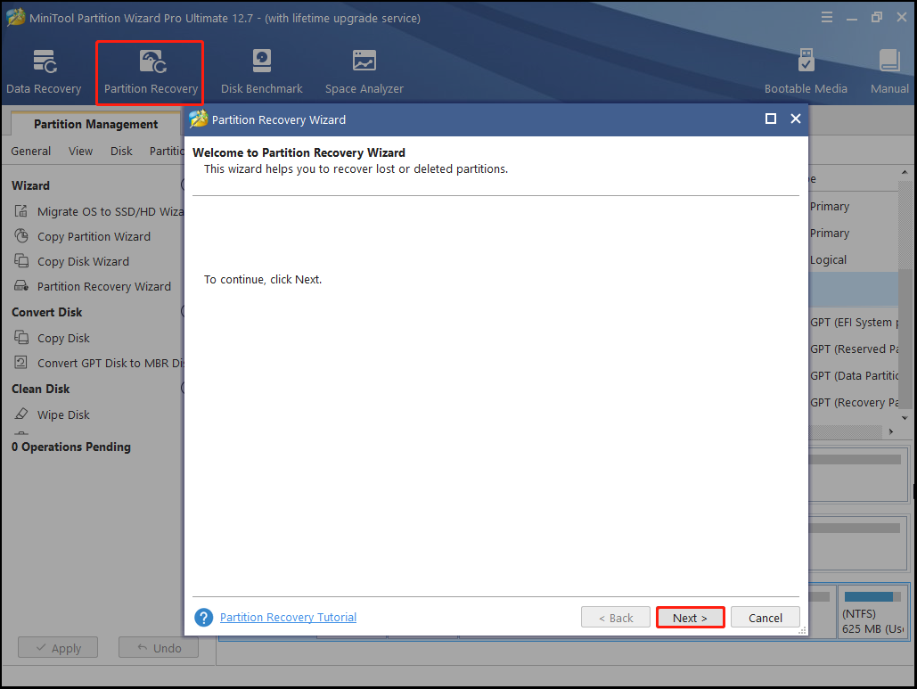 Partition Recovery and Next