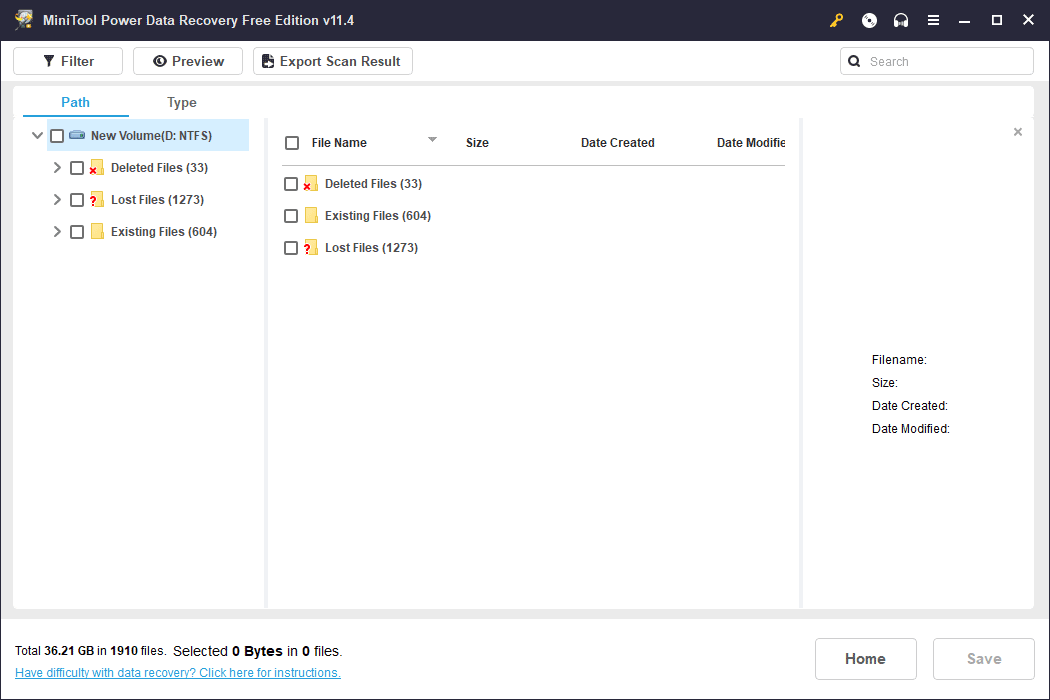 find files by path