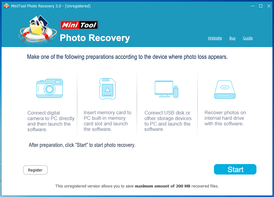 minitool photo recovery