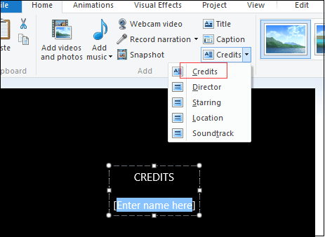 Windows Movie Maker puede ayudarlo a agregar créditos al video