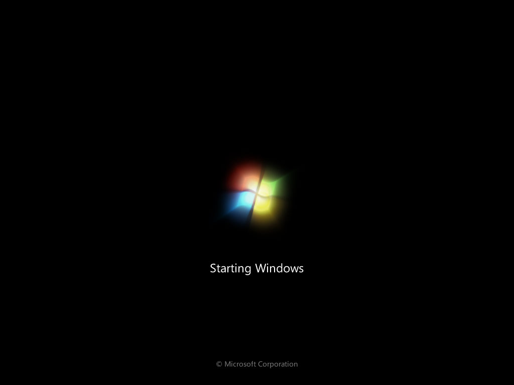 Windows 7 atascado en la pantalla de carga