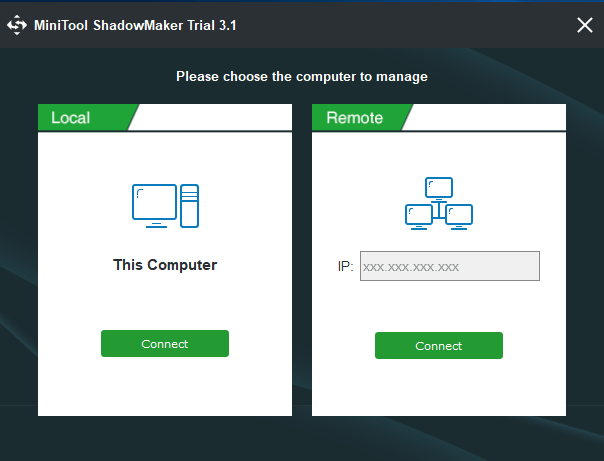 Respaldo local de MiniTool ShadowMaker