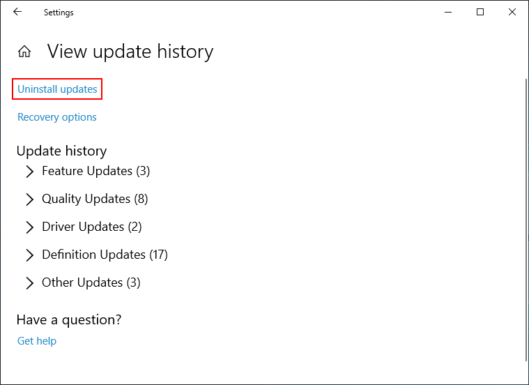 La actualización de Windows no funciona