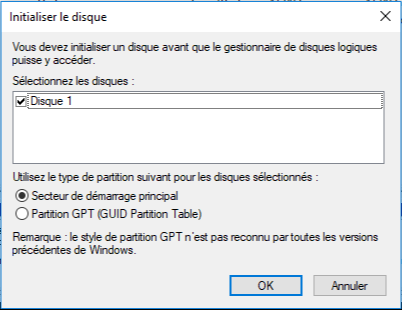 initialiser SSD