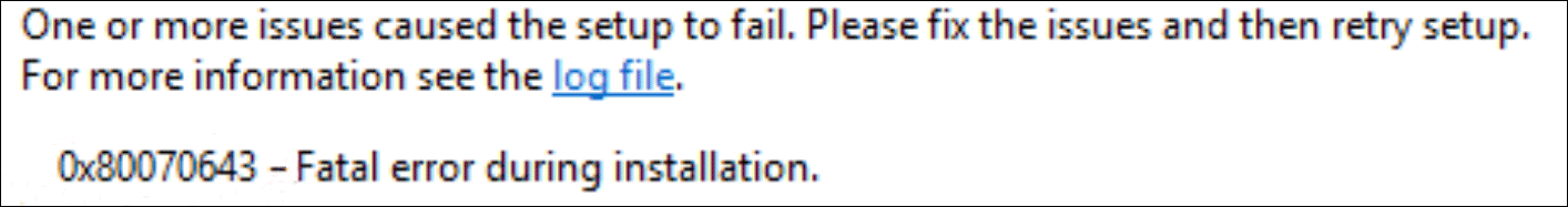 PROBL ME INSTALLATION WLM 2011 ERREUR 0X80070643 SOURCE visual data 2