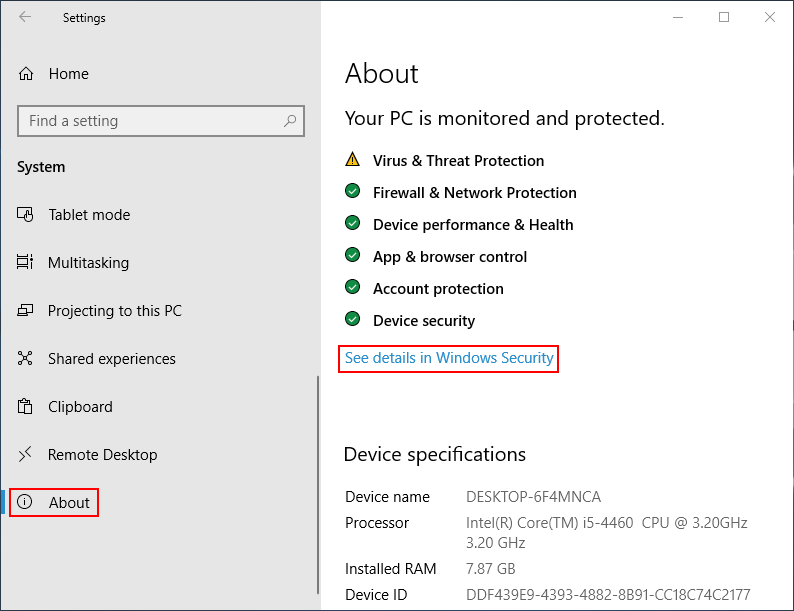 Improvements Of Settings In Windows 10 October 2018 Update - MiniTool