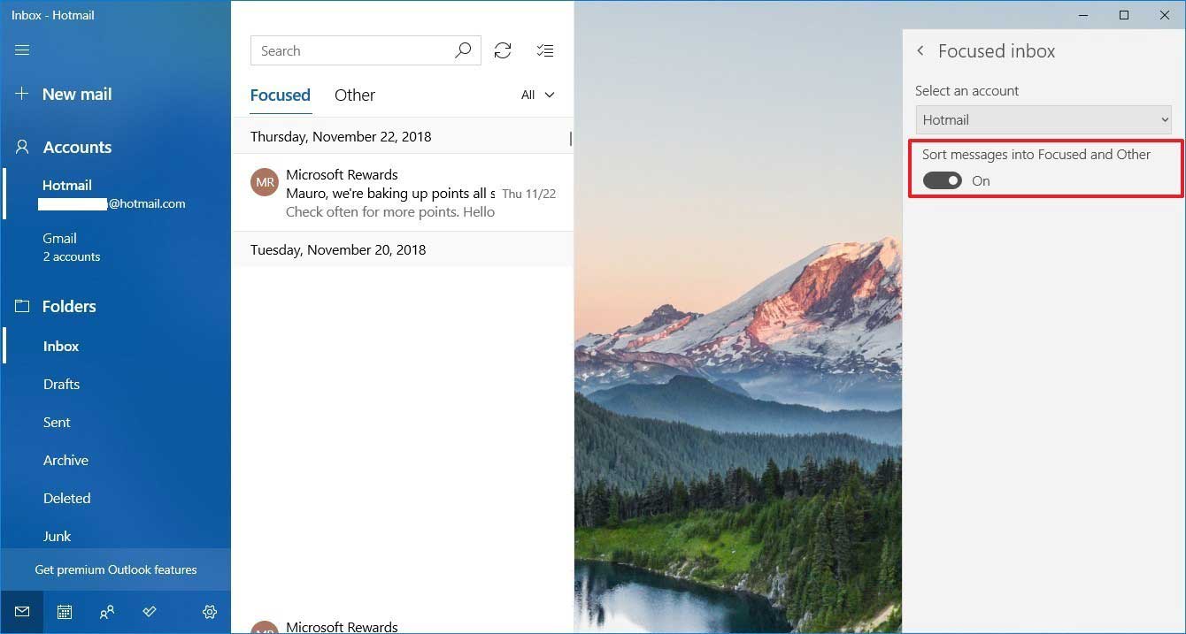 Full Guides to Use Focused Inbox in Outlook on Windows 10