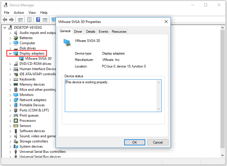 check graphics card on Windows 10/8/7