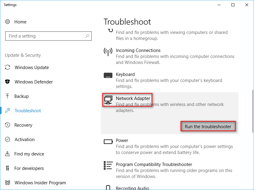 Windows Doesn't Have A Network Profile For This Device Solved MiniTool
