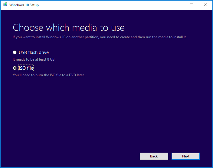 create Windows 10 installation ISO file