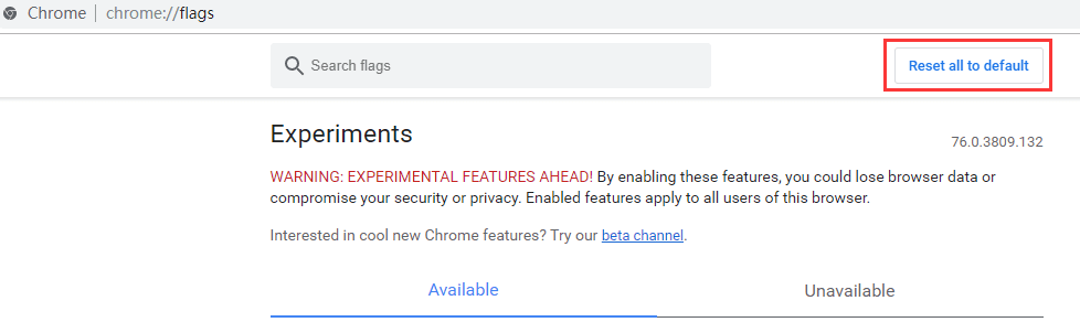reset Google Settings to fix this site can’t be reached error