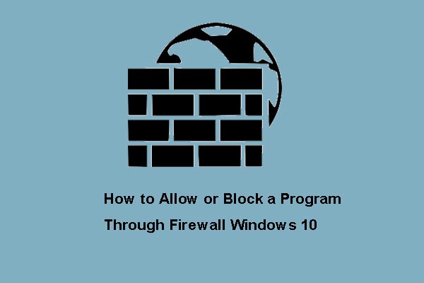 how to allow a program through firewall windows 10 thumbnail