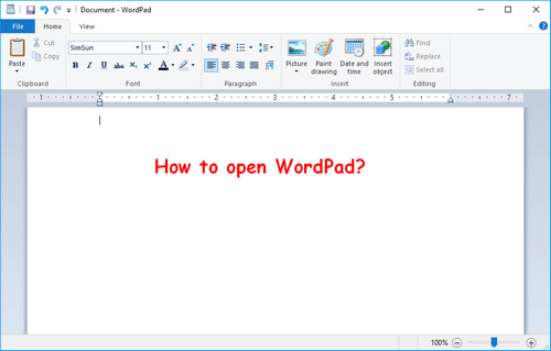 word documents open in wordpad word documents open in wordpad