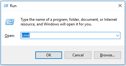 open Command Prompt Windows 10
